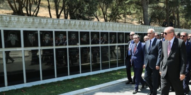 Cumhurbaşkanı Erdoğan Azerbaycan'da