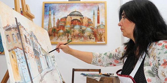 Gürcü ressamın Türkiye tutkusu