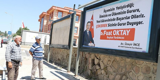 Çekerek'te Cumhurbaşkanı Yardımcısı Oktay gururu