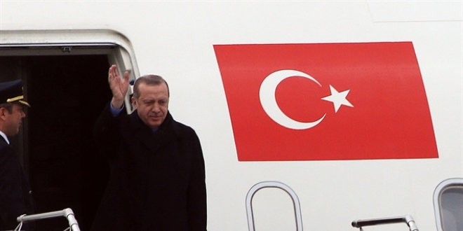 Cumhurbakan Erdoan Ankara'ya geldi