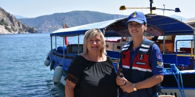 Turistik belde kadın astsubaya emanet