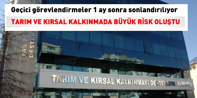 Geçici görevlendirilmeler sonlandırılıyor. TKDK'nın akreditasyonu iptal olabilir