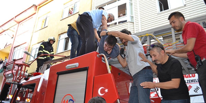 Aksaray'da polis memurunu yaralayan kii yakaland