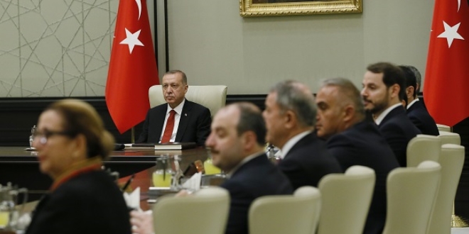 Cumhurbaşkanlığı ilk Kabine toplantısı başladı