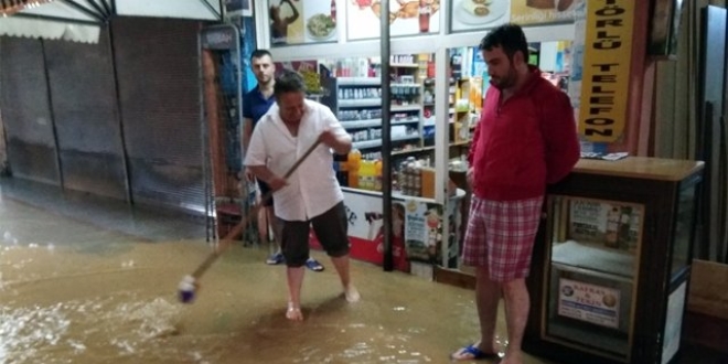 Ordu'da 104 konut ve iş yerini su bastı, dereler doldu taştı