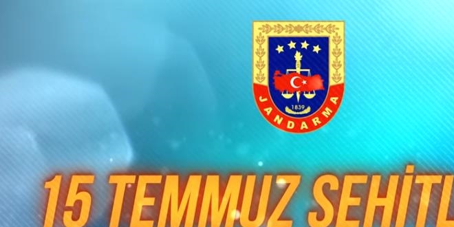 Jandarmadan 15 Temmuz şehitleri anısına klip