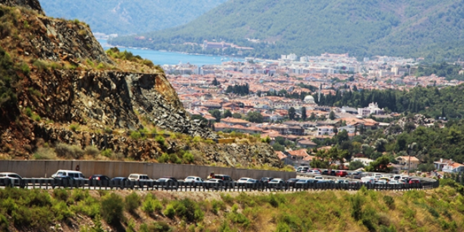 Bu ilçeye giriş tıkandı