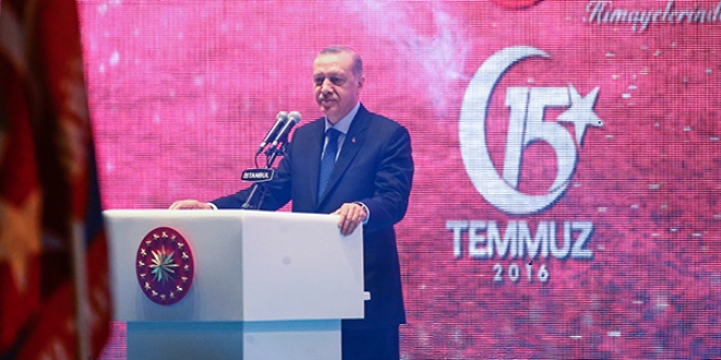 Erdoan: Zaferin sahibi 81 milyonun tamamdr