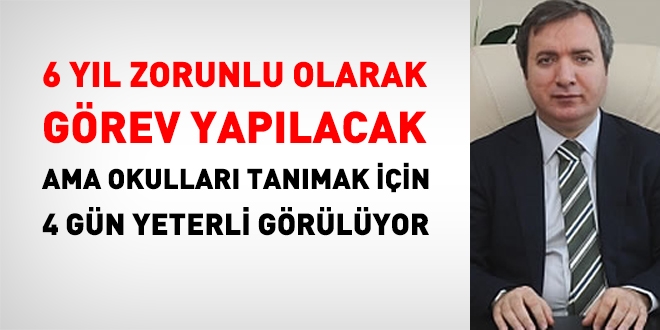 Sözleşmeli öğretmenlerin okulları tanıması için 4 gün yeterli mi?