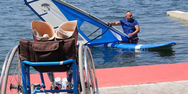 Engelli gen�leri su sporlar�yla tan��t�r�yor