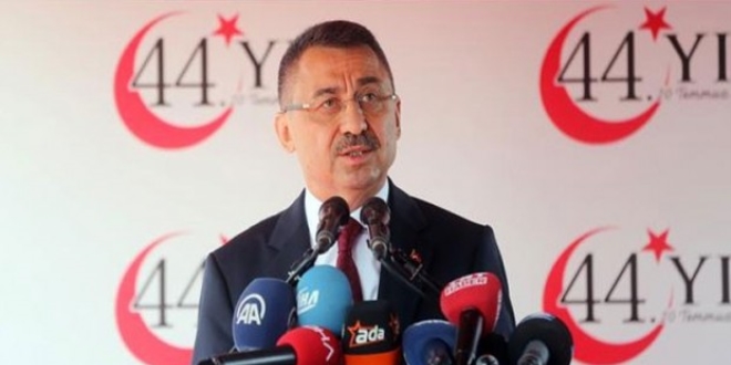 Cumhurbaşkanı Yardımcısı Oktay, KKTC Başbakanı Erhürman ile görüştü
