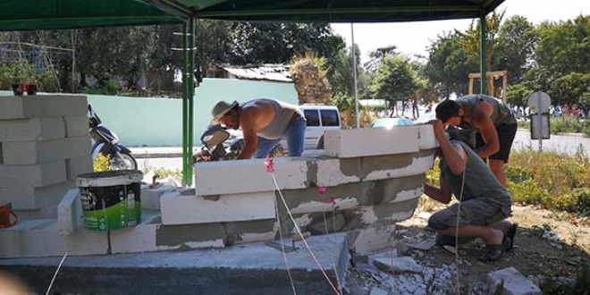 Gaz betondan tarihi kalyon in�a ediyorlar