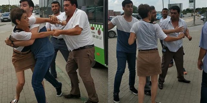 Manevra kavgası: Ortalık bir anda karıştı