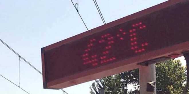 Kayseri'de termometreler 42 dereceyi gösterdi