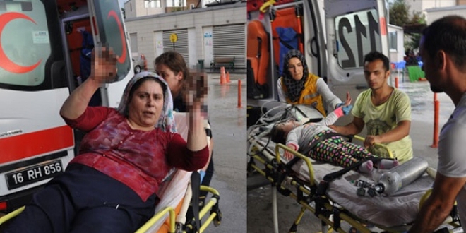 Oksijen tüpü patladı: Anne ve kızı yaralandı