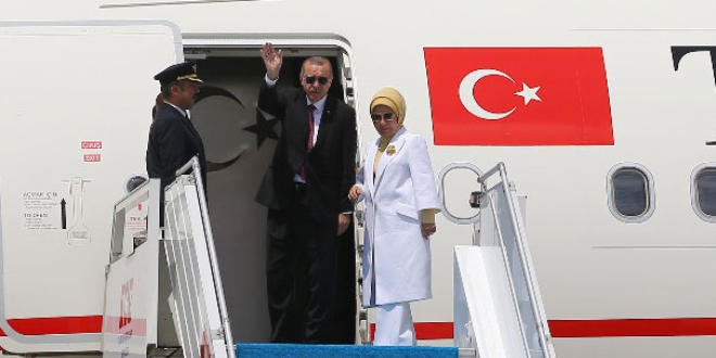 Cumhurbaşkanı Erdoğan Zambiya'ya gitti