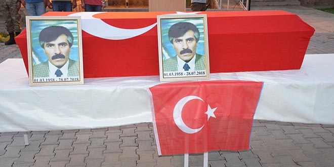 Şehit il özel idare personeli için tören düzenlendi