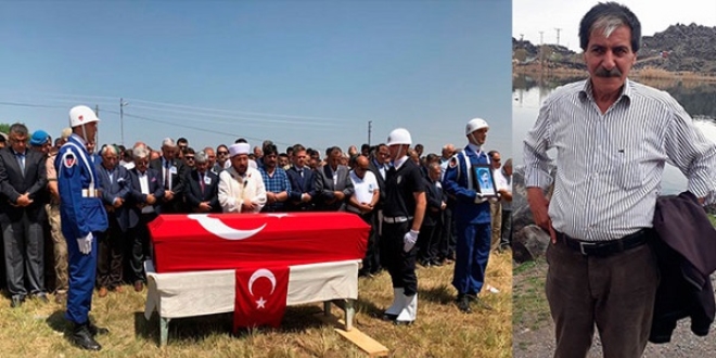 Şehit kepçe operatörü, son yolculuğuna uğurlandı