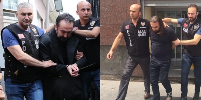 Oktar' gzaltna alan polisi tehdit eden pheli tutukland