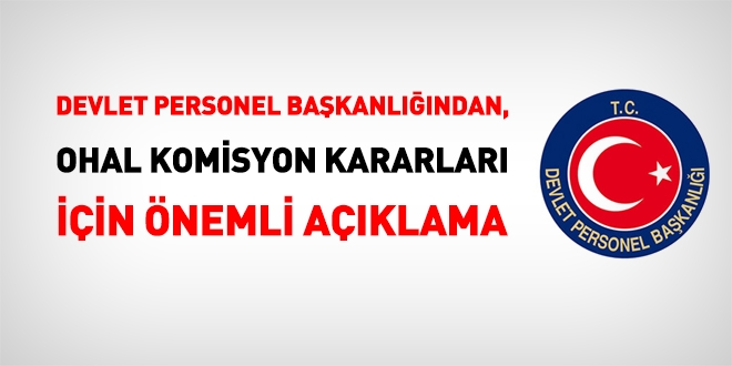 OHAL Komisyon kararlar artk DPB'ye gitmeyecek