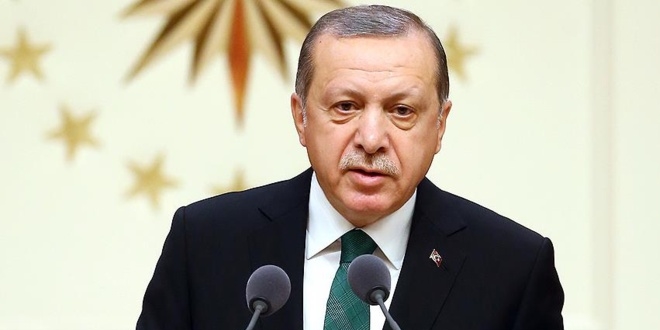 Erdo�an'dan �ehit ailesine ba�sa�l��� telgraf�