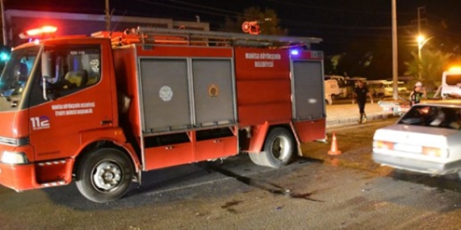 Manisa'da trafik kazası: 2 ölü, 1 yaralı