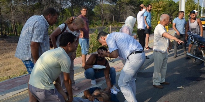 Solunumu duran yaralıyı, yoldan geçen doktor hayata döndürdü