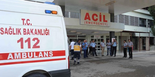 Karabk'teki kazada 4 salk personeli yaraland