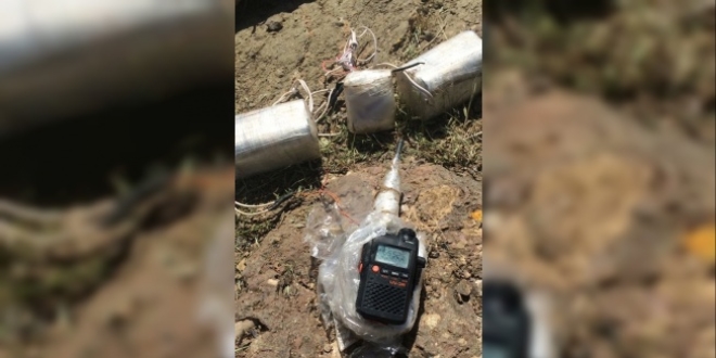 TSK, Hakurk bölgesinde el yapımı patlayıcıyı imha etti