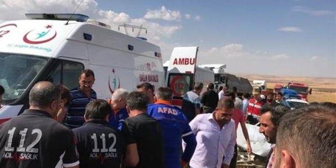 Sivas'ta trafik kazası: 10 yaralı