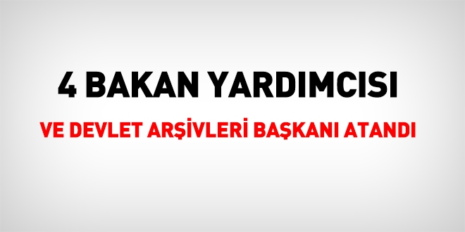 İçişleri Bakan Yardımcılıklarına atama yapıldı
