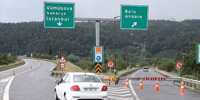 Anadolu Otoyolu'nda yol almalar ertelendi