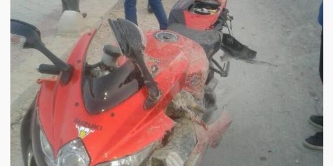Adana'da Motosiklet kazas: 1 l, 1 yaral
