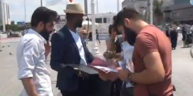 Otellere sahte dolar pazarlayan Nijeryalı dolandırıcı yakalandı