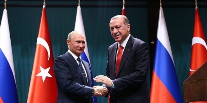 Cumhurbakan Erdoan, Putin ile grt!