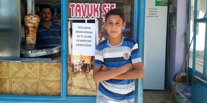 Yaşı küçük ama duyarlılığı büyük