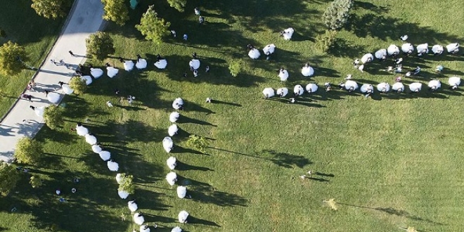 Başkentte 218 çift bir ömür için 'evet' dedi