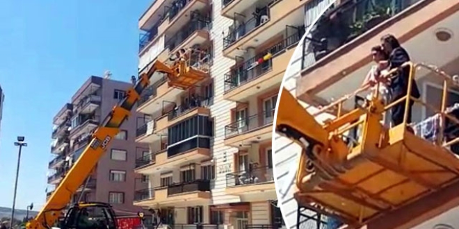 Gelini baba evinden vin�le ald�lar