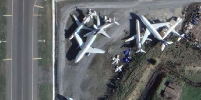 Atat�rk Havaliman�'ndaki hurda u�aklar i�in harekete ge�ildi