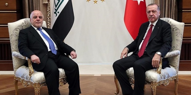 Türkiye Cumhurbaşkanı Erdoğan İbadi'yi kabul etti