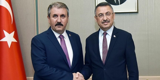 Cumhurbaşkanı Yardımcısı Oktay ile Destici görüştü