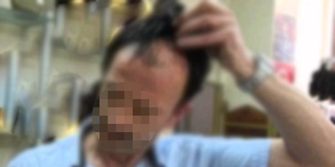 Cezaevindeki oğluna peruk altında uyuşturucu vermeye çalışırken yakalandı