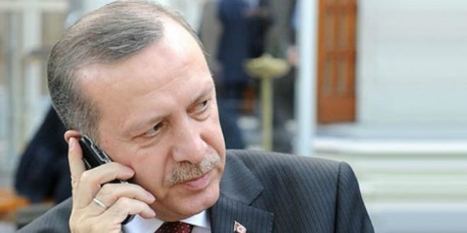 Cumhurba�kan� Erdo�an, Mahmud Abbas ile g�r��t�