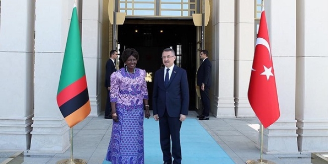 Oktay, Zambiya Cumhurbaşkanı Yardımcısı Wina ile görüştü