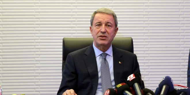 Milli Savunma Bakanı Akar'dan Münbiç açıklaması