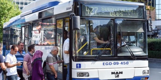 EGO otobüsleri 4 gün ücretsiz