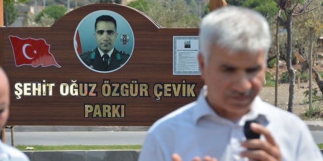 Şehit Yüzbaşı Özgür Çevik'in adı ölümsüzleşti