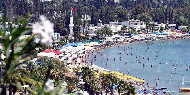 Sahillerde bayram yo�unlu�u