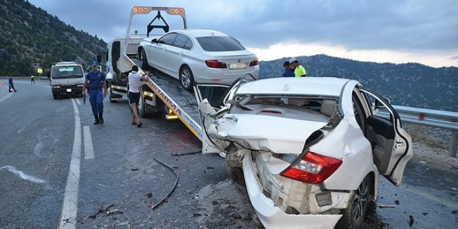 Trafik kazalar bayram tatilinin 6 gnnde 87 can ald