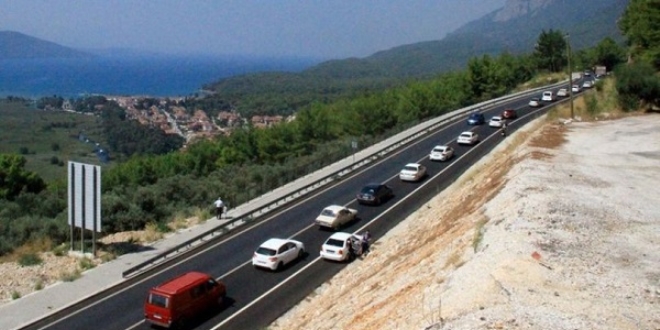 Muğla'ya 7 günde 1,5 milyon araç, 10 milyon ziyaretçi